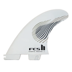 FCS II MEDINA TRI FIN SET ( Black / White ) | FCS | Surfboard Fins. - Northshore Newquay - Surf/Skate Shop
