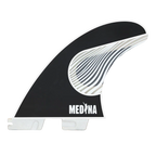 FCS II MEDINA TRI FIN SET ( Black / White ) | FCS | Surfboard Fins. - Northshore Newquay - Surf/Skate Shop
