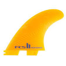 FCS II PERFORMER NEO GLASS ECO THRUSTER SURFBOARD FINS ( MANGO ) | FCS | Surfboard Fins.