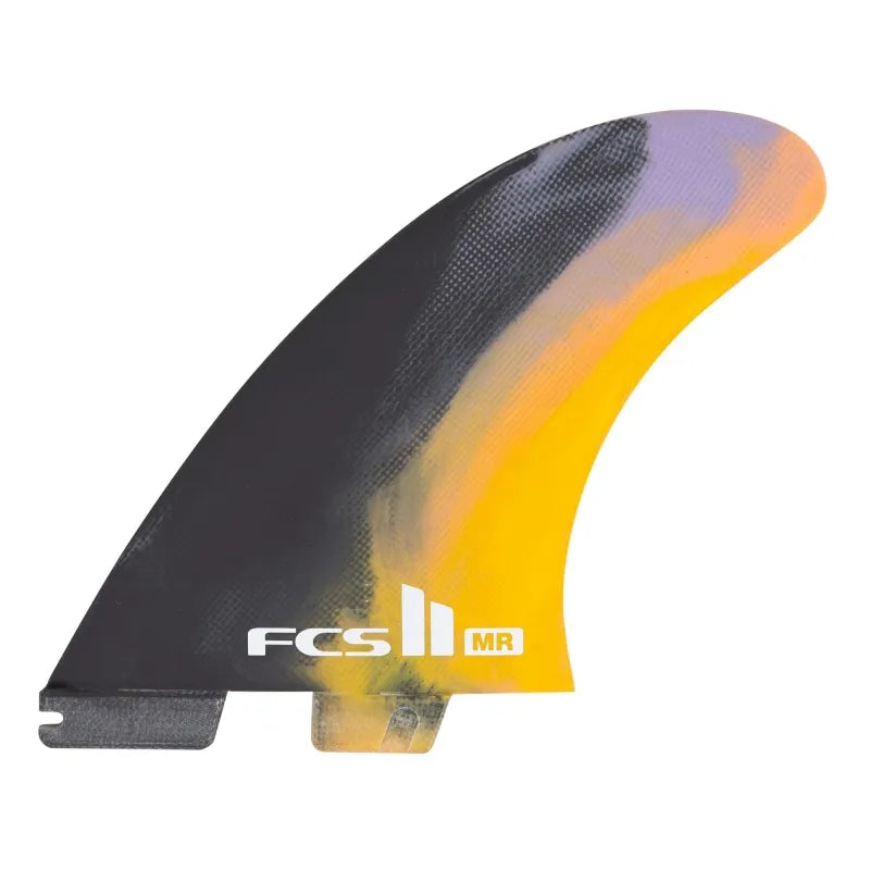 FCS2 MR PC Twin Fin + Stabiliser Surfboard Fins Black Colour Swirl | FCS | Twin Fins - Northshore Newquay - Surf/Skate Shop