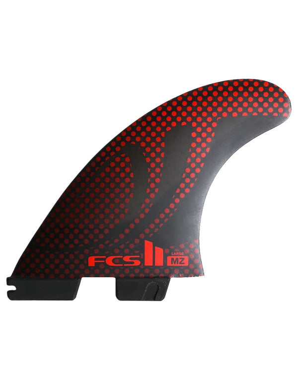 FCS II Sharpeye PC Tri Surfboard Fins Black/Red | FCS | Thrusters - Northshore Newquay - Surf/Skate Shop
