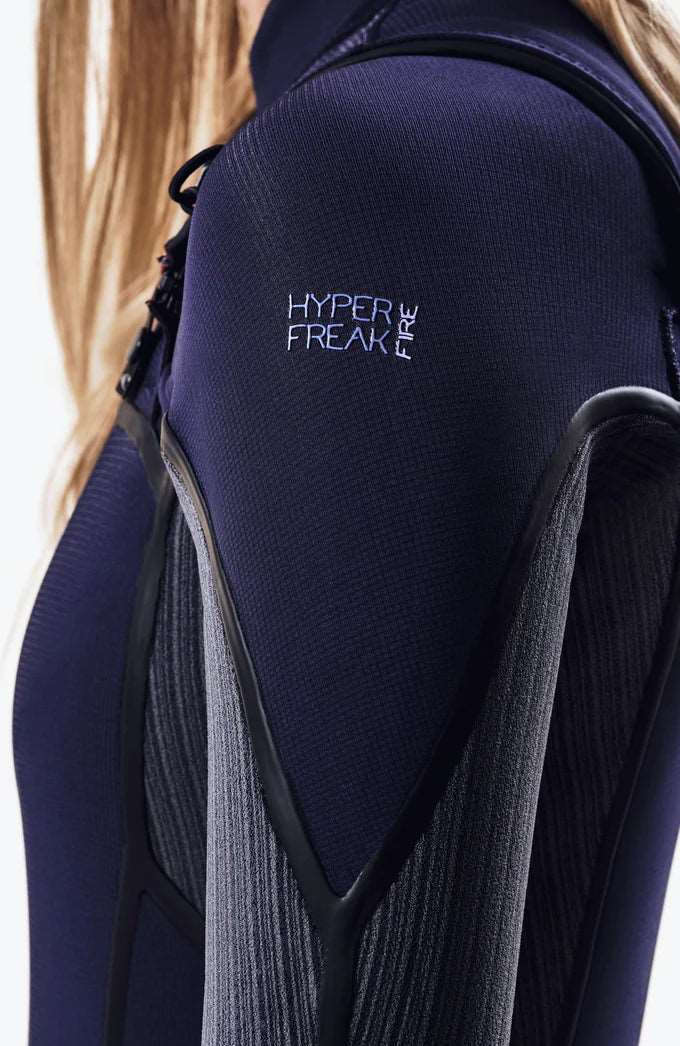 O’NEILL WOMENS HYPERFREAK FIRE 5/4+MM CHEST ZIP FULL WETSUIT (BLUE) | O’neill | Winter Wetsuit