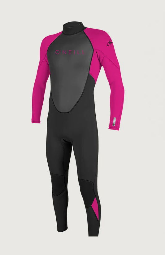 O’NEILL KIDS REACTOR-2 3/2MM BACK ZIP FULL WETSUIT ( Blk/Berry) AGE 16 | O’neill | Summer Wetsuit