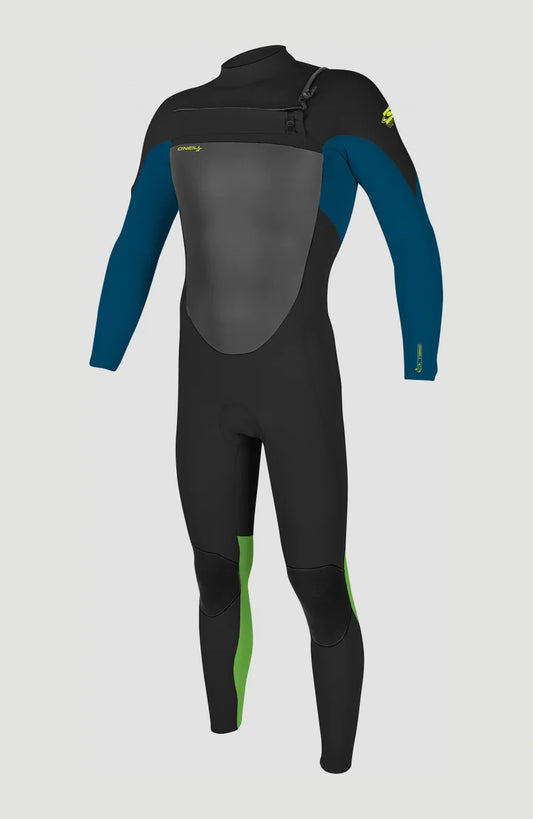 O’NEILL KIDS EPIC 3/2MM CHEST ZIP FULL WETSUIT - BLUE / GREEN AGE 16 | O’neill | Summer Wetsuit
