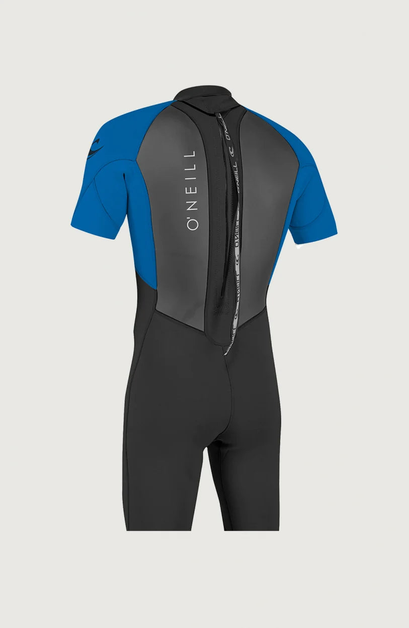O’NEILL KIDS REACTOR 2MM BACK ZIP SHORTY WETSUIT ( Blk/Ocean) | O’neill | Summer Wetsuit
