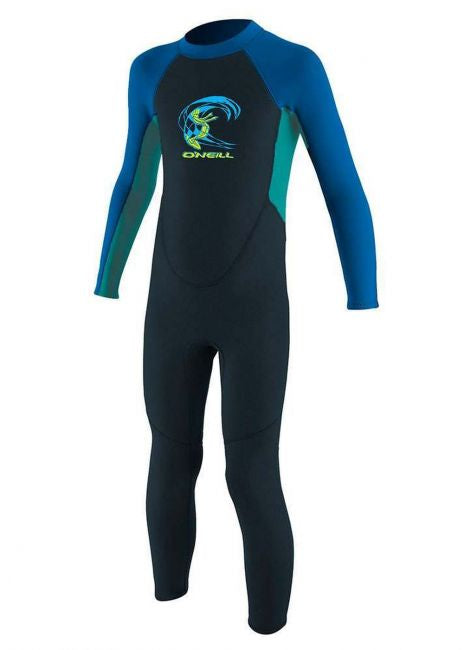 O’NEILL TODDLER REACTOR 2MM BACK ZIP FULL WETSUIT (Slate/Aqua) AGE 6 | O’neill | Summer Wetsuit