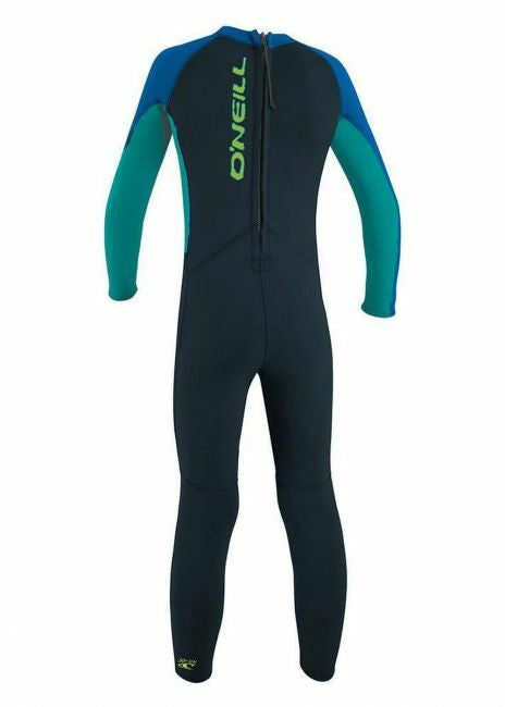 O’NEILL TODDLER REACTOR 2MM BACK ZIP FULL WETSUIT (Slate/Aqua) | O’neill | Summer Wetsuit