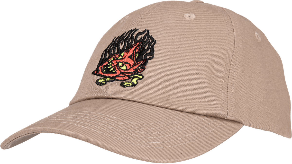 Santa Cruz Delfino Devil mask Cap(Taupe) Taupe | Santa Cruz | Cap - Northshore Newquay - Surf/Skate Shop