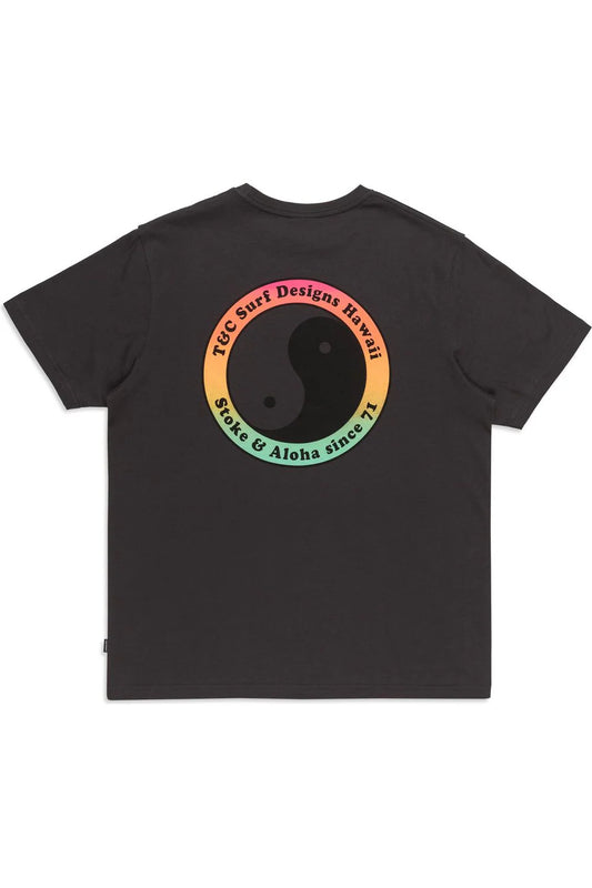Town And Country YY 71 Logo T-shirt-Washed Black XL | Town and country |