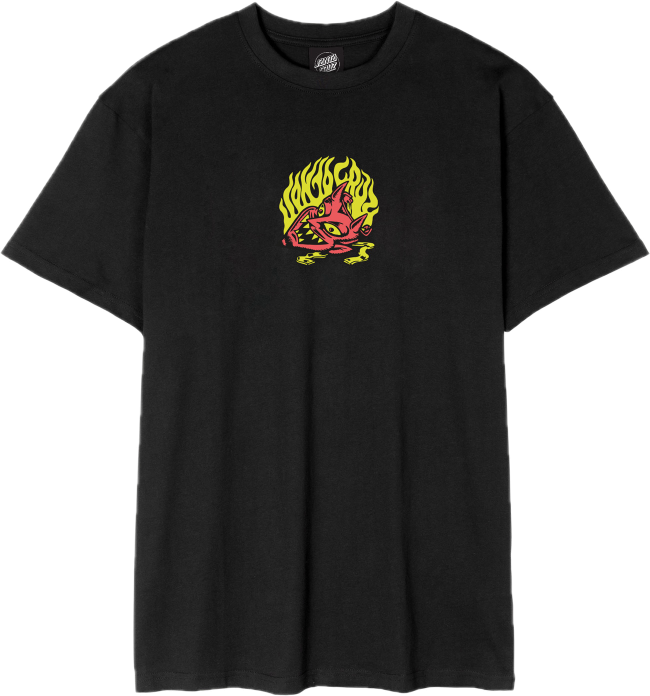 Santa Cruz Men’s Delfino Devil Mask T-Shirt (BLK) L BLK | Santa Cruz |