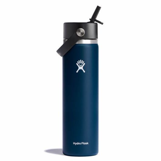 Hydro Flask 24 OZ Wide Flex Straw Cap (IND) Indigo | Hydro Flask | Water Bottle