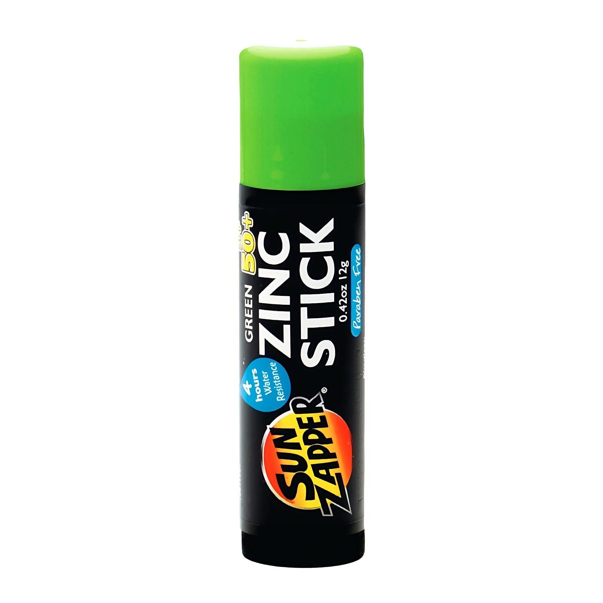 Zinc Sunscreen Stick SPF 50+ (5 Colours) Zinc Sunblock Stick Green | Sun Zapper |