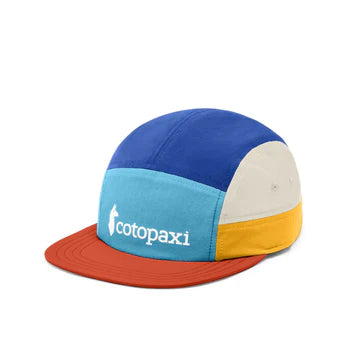 Cotopaxi Tech 5-Panel Hat Blue Sky Canyon | Cotopaxi | Peak cap - Northshore Newquay - Surf/Skate Shop