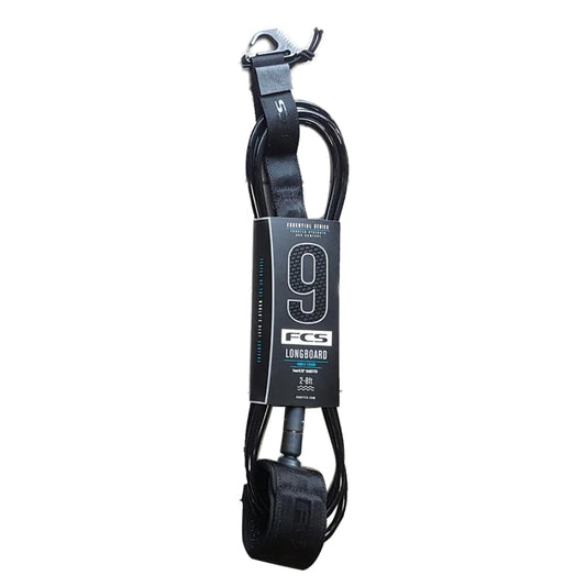 FCS 9ft longboard ankle leash Black grey | FCS |