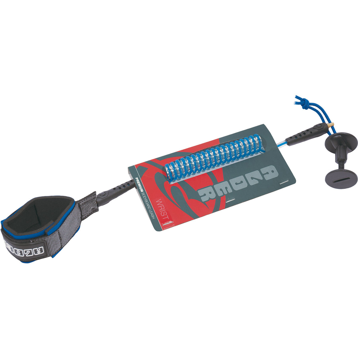 Alder bodyboard leash wrist Blue clear | Alder | - Northshore Newquay - Surf/Skate Shop