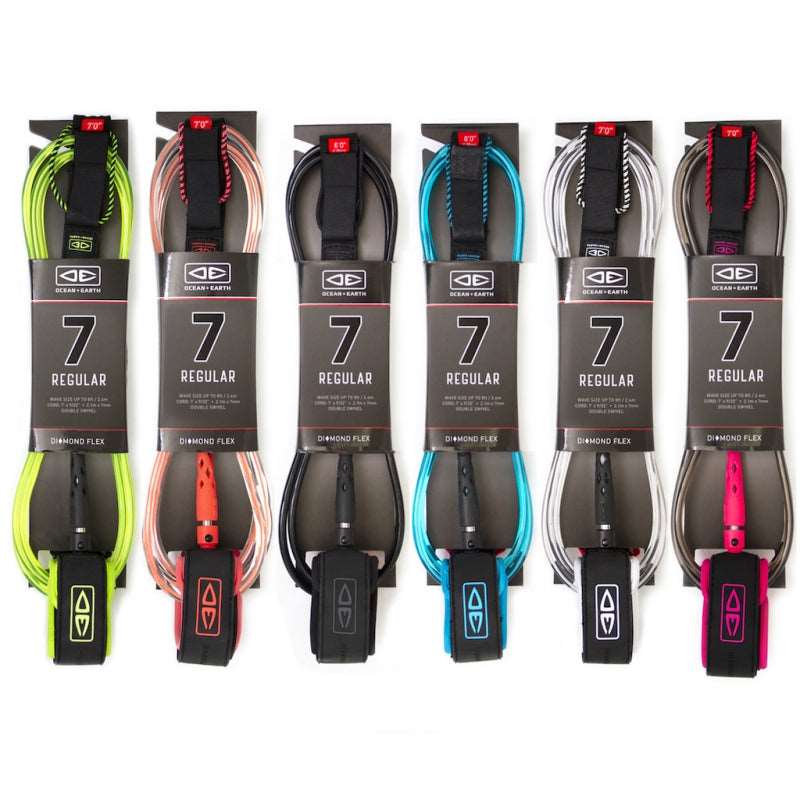 Ocean and earth 7ft regular leash | Ocean & Earth | Surfboard Leash - Northshore Newquay - Surf/Skate Shop