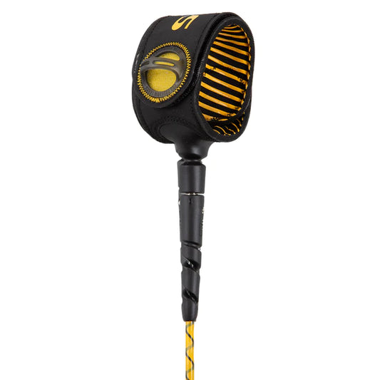 FCS FREEDOM HELIX 6’ COMP SURFBOARD LEASH Mango | FCS | Surfboard Leash