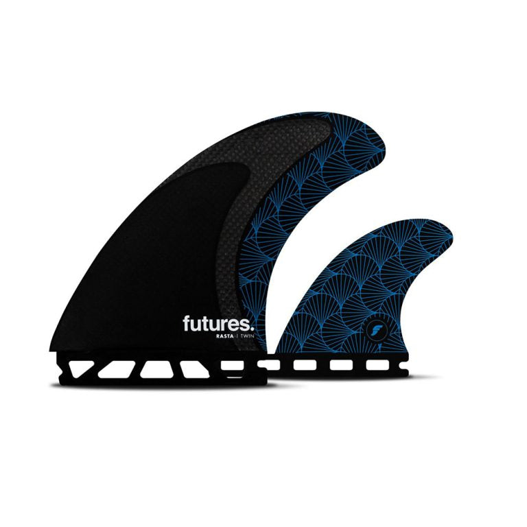 Futures Rasta Twin with Trailer Surfboard Fins | Futures | Twin Fins - Northshore Newquay - Surf/Skate Shop