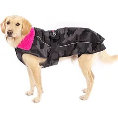 DryRobe Dog Coat - Black Camo / Pink | Dryrobe | Dryrobe
