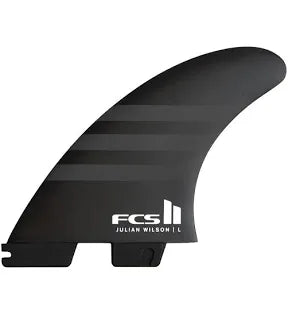 FCS II JULIAN WILSON PC AIRCORE SURFBOARD FINS (Black) | FCS | Surfboard Fins. - Northshore Newquay - Surf/Skate Shop