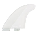 FCS II MICK FANNING TWIN + 1 SURFBOARD FINS White Grey | FCS | Twin Fins