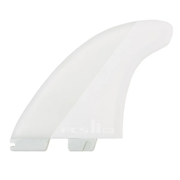 FCS II MICK FANNING TWIN + 1 SURFBOARD FINS White Grey | FCS | Twin Fins