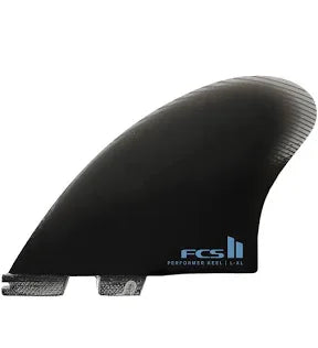 FCS II Perfomer Keel Twin Fin Set Black Grey | FCS | Twin Fins - Northshore Newquay - Surf/Skate Shop