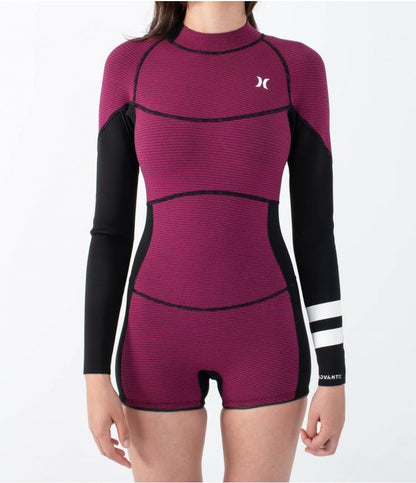 HURLEY - ADVANT - 2MM - SHORTY SPRINGSUIT - PURPLE TEXTURE | Hurley | Summer Wetsuit