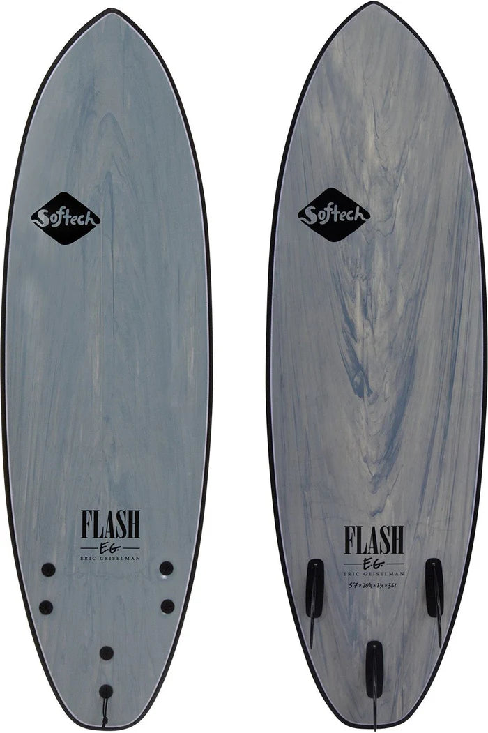 SOFTECH FLASH - GREY MARBLE 7’0” 50 Litres | Softech | Foam Surfboard