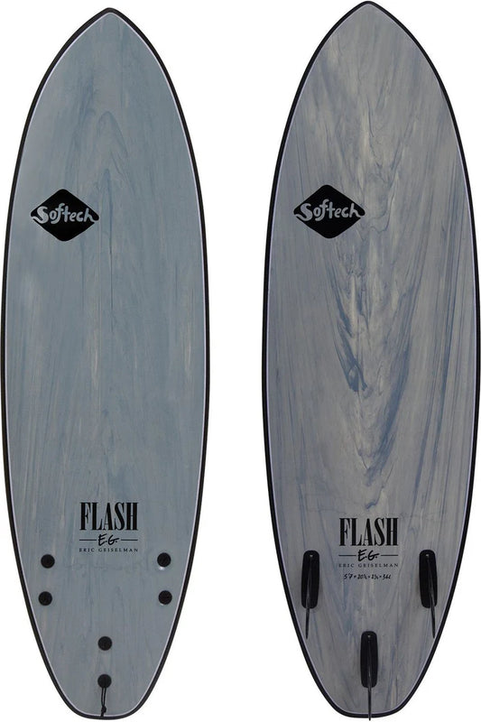 SOFTECH FLASH - GREY MARBLE 7’0” 50 Litres | Softech | Foam Surfboard