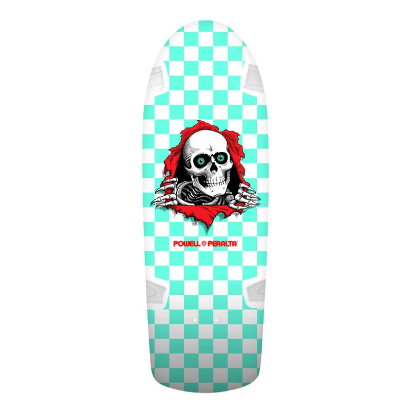 Powell Peralta OG Ripper Mint Check 10” Re-Issue Skateboard Deck | Powell Peralta | Deck - Northshore Newquay - Surf/Skate Shop