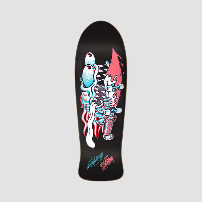 SANTA CRUZ MEEK SLASHER DECODER 3D RE-ISSUE SKATEBOARD DECK | Santa Cruz | Deck - Northshore Newquay - Surf/Skate Shop