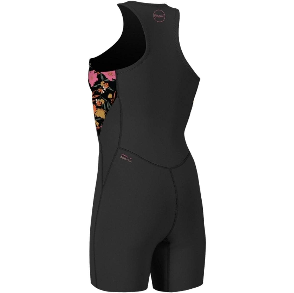 O'Neill Ladies Bahia 1.5mm Sleeveless Front Zip Shorty Wetsuit - Black / Bluemchen | O’neill | - Northshore Newquay - Surf/Skate Shop