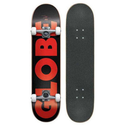 Globe G0 Fubar Complete Skateboard Black Red 7:75” | Globe | skateboard