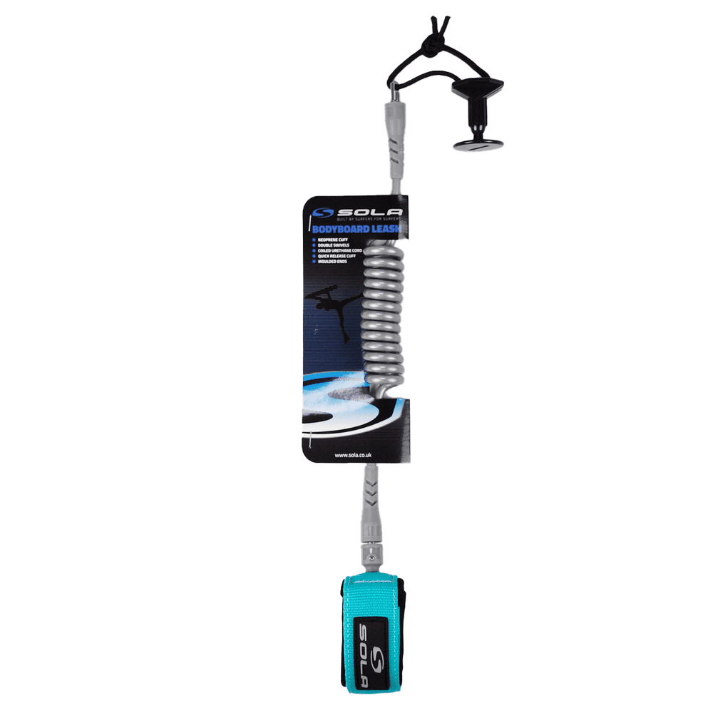 SOLA BODYBOARD COIL WRIST LEASH | Sola | Bodyboard Leash - Northshore Newquay - Surf/Skate Shop