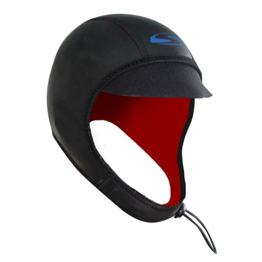SOLA 3MM SMOOTHSKIN SURF CAP - BLACK | Sola | Wetsuit Hood