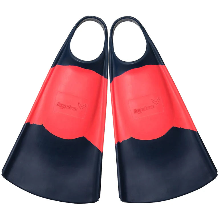 HYDRO O.G. SWIM FINS Navy / Coral XL UK 11-12 | Hydro. | Swim Fins - Northshore Newquay - Surf/Skate Shop