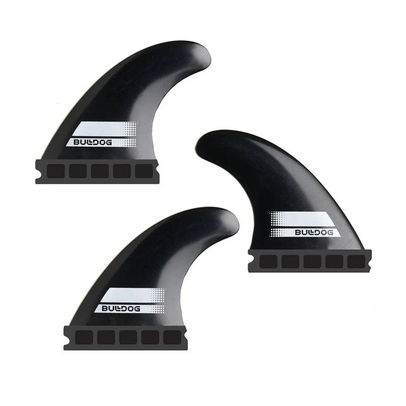 Bulldog Moulded Thruster Single Tab Fins - Set 3 | Bulldog | Fin - Northshore Newquay - Surf/Skate Shop