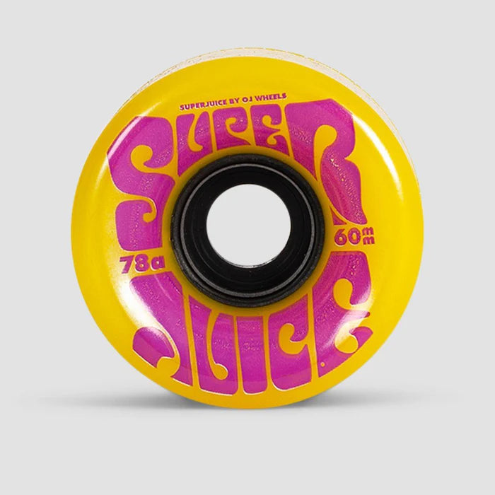 Oj Super Juice Skateboard Wheels Yellow | Oj | - Northshore Newquay - Surf/Skate Shop