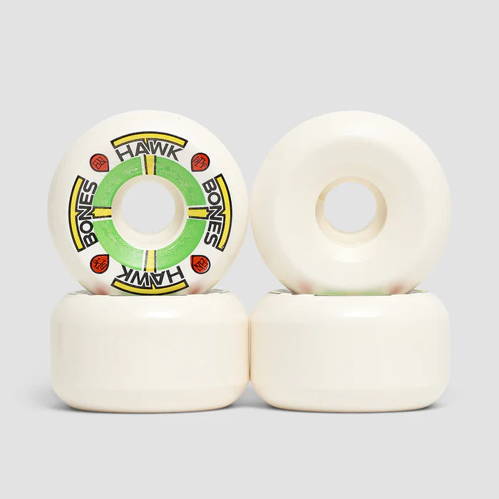 BONES TONY HAWK T-BONES II P5 SIDECUT 84B SPF SKATEBOARD WHEELS WHITE 60MM | Bones | Skateboard Wheel - Northshore Newquay - Surf/Skate Shop