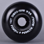 POWELL PERALTA MINI CUBIC 95A SKATEBOARD WHEELS 64MM Black White - Large | Powell Peralta |
