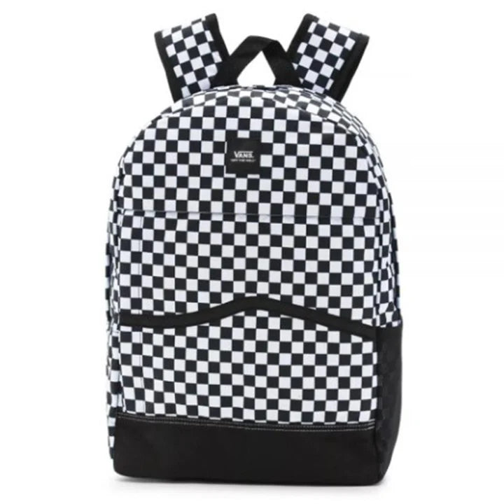 Vans Construct Rucksack Backpack Black White Check | Vans | Backpacks