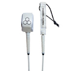 Michael February Everyday Leash- 6ft White | Channel Islands Surfboards | Surfboard Leash