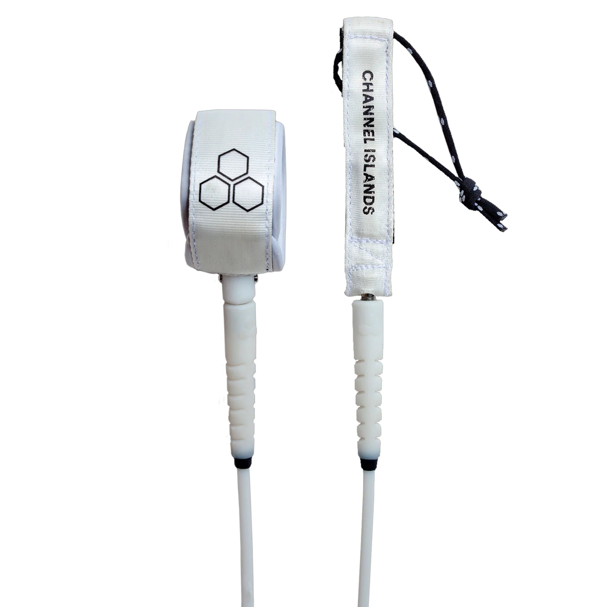 Michael February Everyday Leash- 6ft White | Channel Islands Surfboards | Surfboard Leash