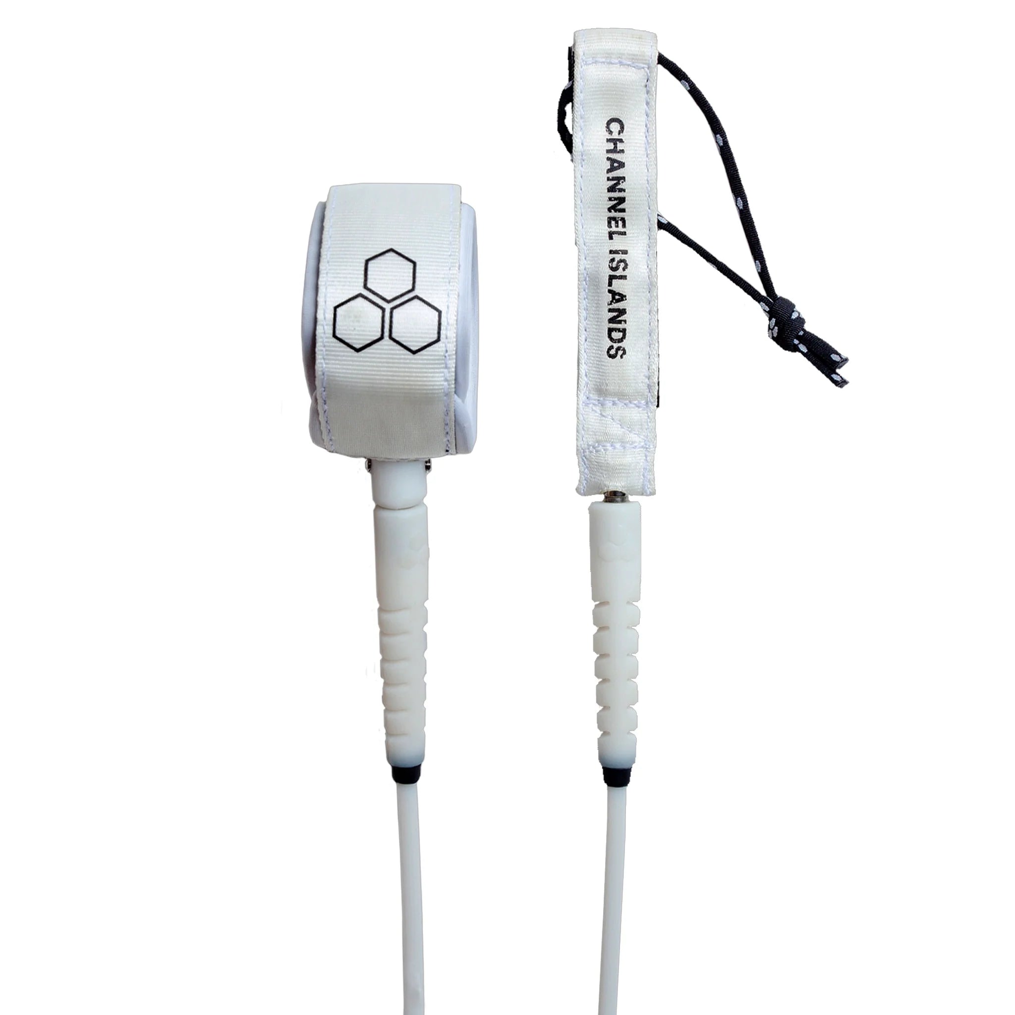 Michael February Everyday Leash- 6ft White | Channel Islands Surfboards | Surfboard Leash