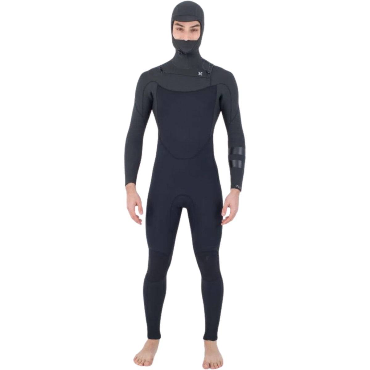 Hurley Hooded 5/3mm Plus Wetsuit - black marl | Hurley | Winter Wetsuit - Northshore Newquay - Surf/Skate Shop