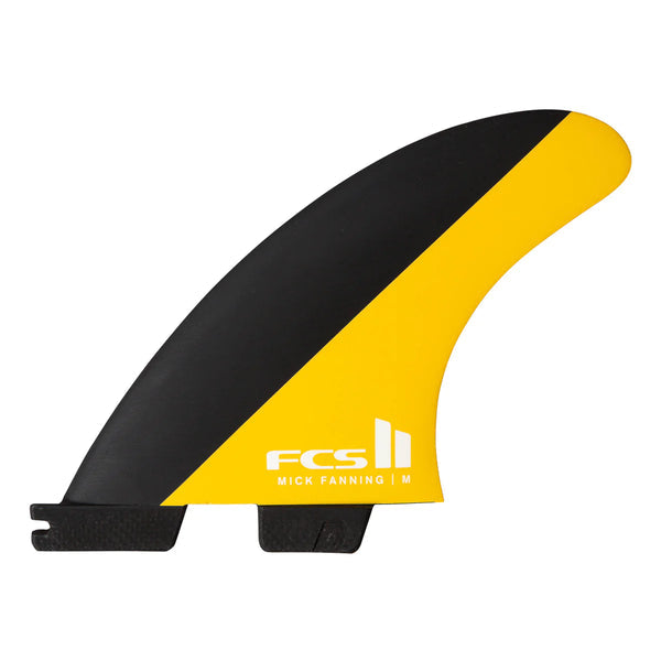 FCS II MICK FANNING PC TRI FINS Mango | FCS | Surfboard Fins.