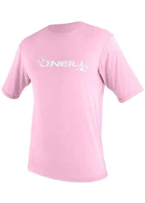 ONeill Toddler Basic Skins Rash Tee Pink | O’neill | Rash Vest - Northshore Newquay - Surf/Skate Shop