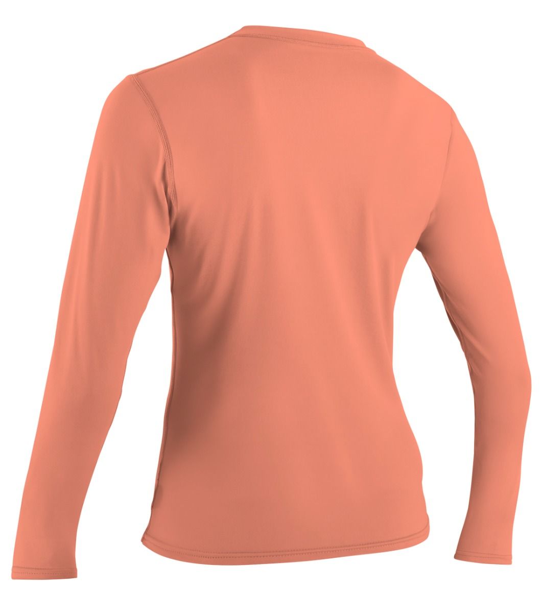 O'NEILL Womens Basic Skins Long Sleeve Crew Rash Vest | O’neill | Rash Vest - Northshore Newquay - Surf/Skate Shop