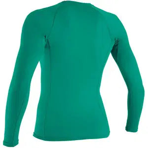 O'NEILL Womens Basic Skins Long Sleeve Crew Rash Vest | O’neill | Rash Vest - Northshore Newquay - Surf/Skate Shop